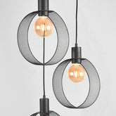 Hanglamp Ronda - Zwart - Metaal - 3-Lichts